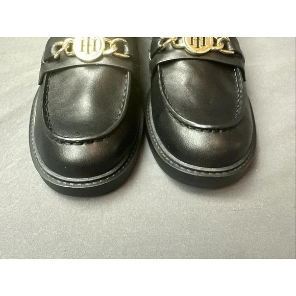 Tommy Hilfiger Black Loafer Women's Slip On Size 6 And 8 New - Picture 5 of 16